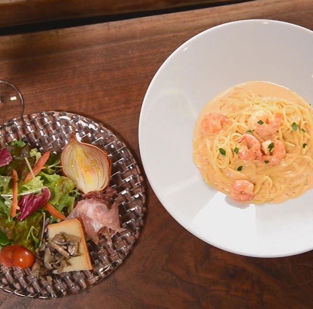 【オステリア イル・ドーノ】もいわ山の下方エリア、在宅メーカーが手掛けるオシャレな本格イタリアンレストラン！一番人気は「海老のクリームパスタ