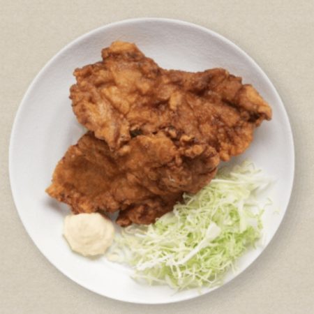 麺や虎鉄のザンギ定食（塩味/醤油味）200円〜